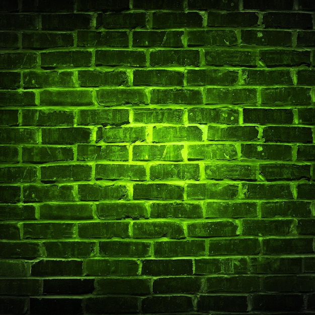 Premium background neon in wall light wall