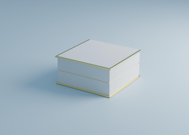 Premium box 3D rendered image