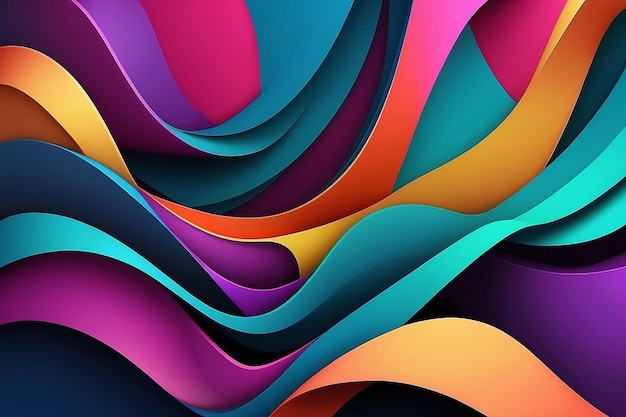 Премиальный красочный абстрактный фон с динамической теней на фоне Векторный фон EPS 10