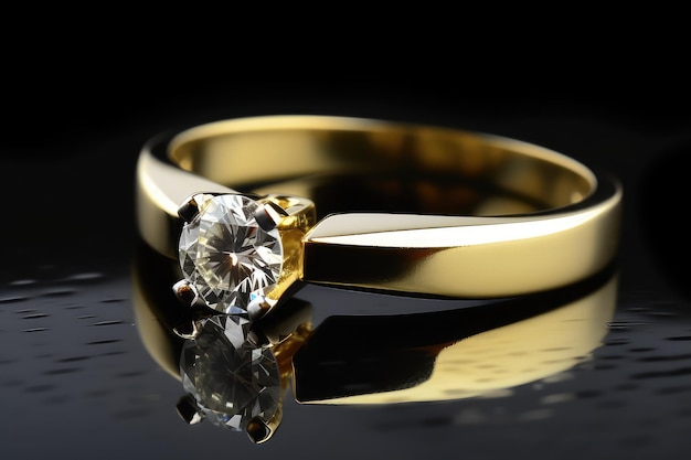premium and designer ring jewelry photography with couples generative ai