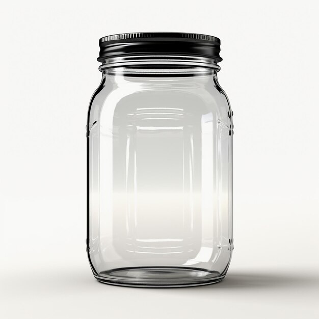 Premium Glass Biscuit Jar in Stunning Isolation