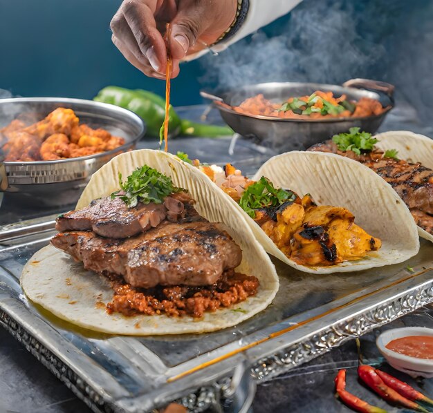 Foto carne asada alla griglia di qualità