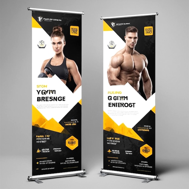 PREMIUM GYM BANNER Ontwerp sjabloon