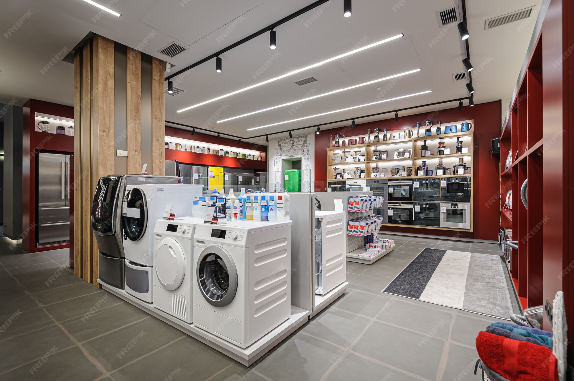 Premium Photo Premium home appliance store interior