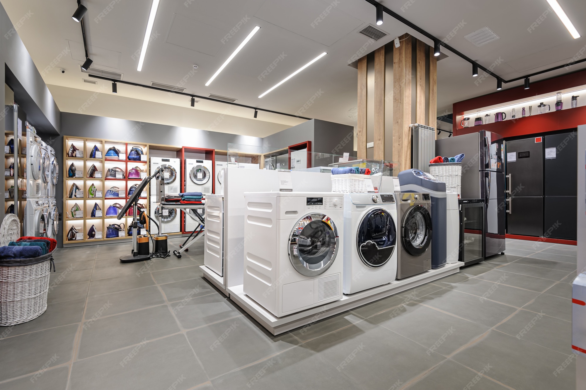 Premium Photo Premium home appliance store interior