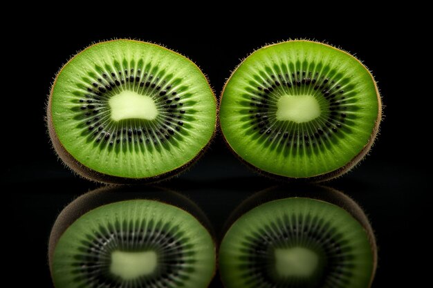 Premium Isolation Sliced Kiwi Fruit Elegance ar 32 c 25