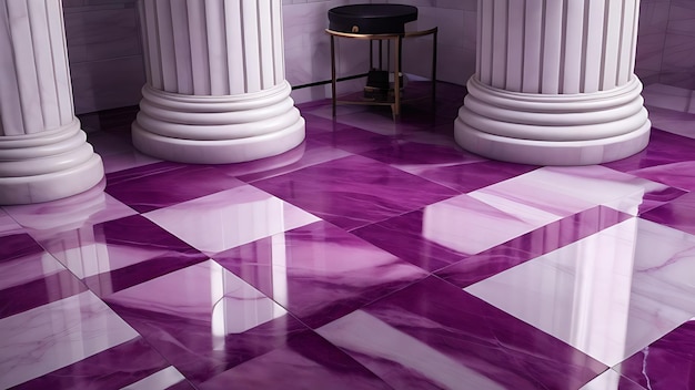 Premium Marble Tiles and Flooring Design in exclusive magenta pattern with 8k Regulation