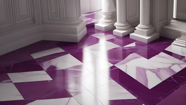 Premium Marble Tiles and Flooring Design in exclusive magenta pattern with 8k Regulation