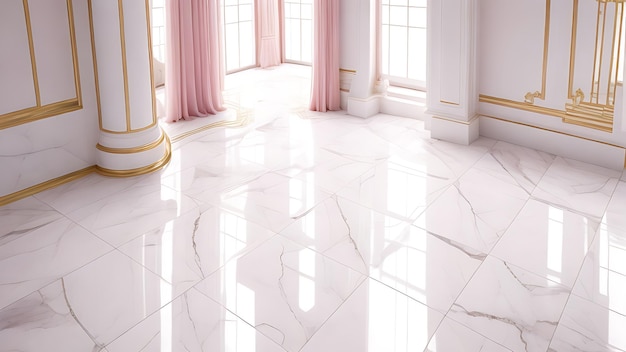 Premium Marble Tiles and Flooring Design in exclusive pink pattern with 8k Regulation