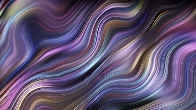 Premium photo vibrant colors and wave patterns create elegance generated by AI