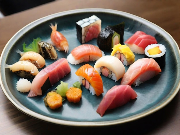 Premium sushi culinary masterpiece that elevates the traditional Japanese dish to new heights