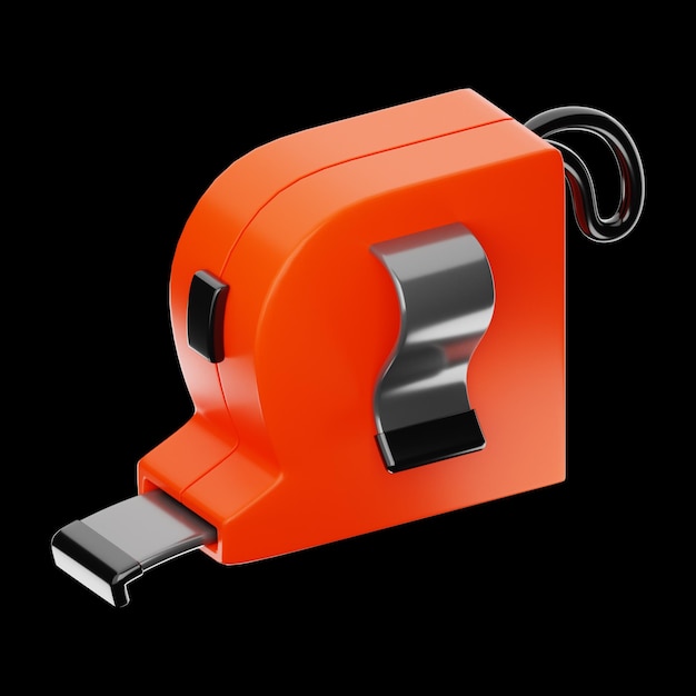 Premium Tool meetlint Icon 3D-rendering