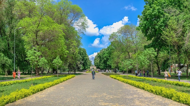 Preobrazhensky-park in Odessa, Oekraïne