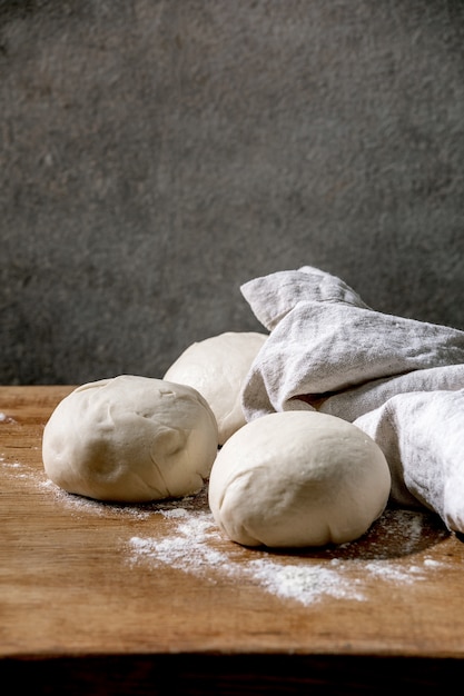 Preparation of the dough