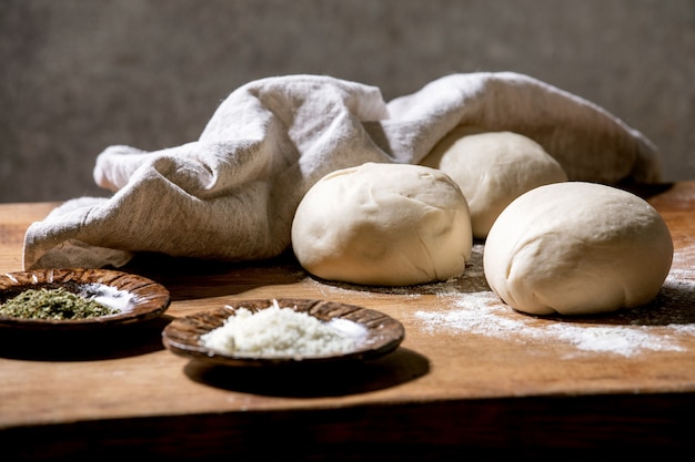 Preparation of the dough