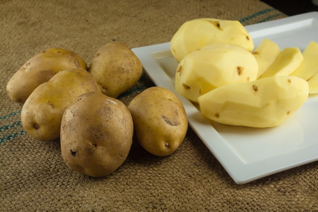 Preparation of potatoes 