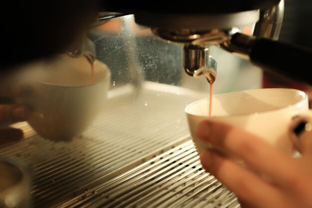 Preparing coffee with coffee plunger or chemex