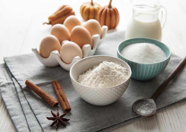 Preparing dough for baking