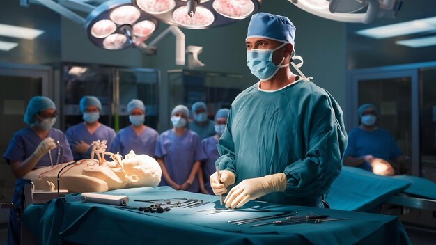 Preparing for surgical operation