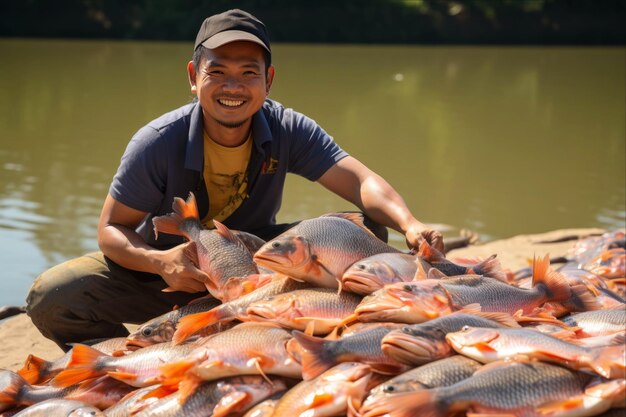 Photo preserving the fish diversity a study on fish conservation at sungai baru lake