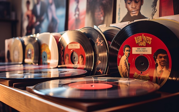 Photo preserving musical history in vinyl grooves