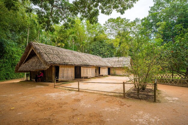 Foto casa del presidente ho chi minh area delle reliquie di kim lien zio hos città natale distretto di nam dan nghe an vietnam