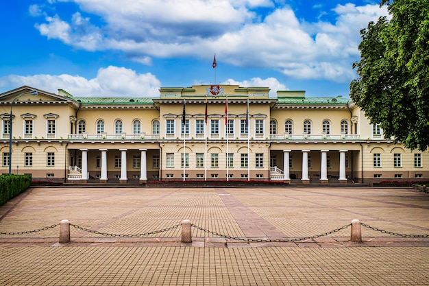 Photo the presidential palace and eventual official residence of the president of lithuania