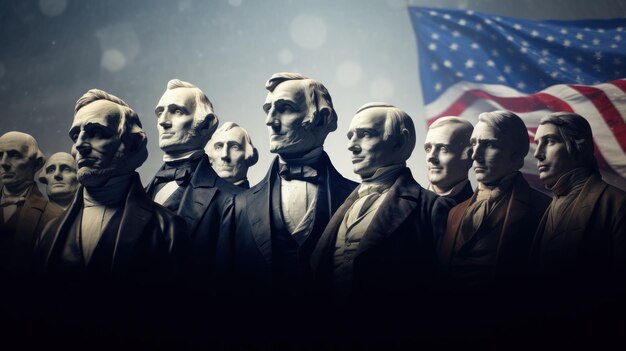 The presidents day concept