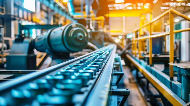 Foto pressing metal waste at a metallurgical plant