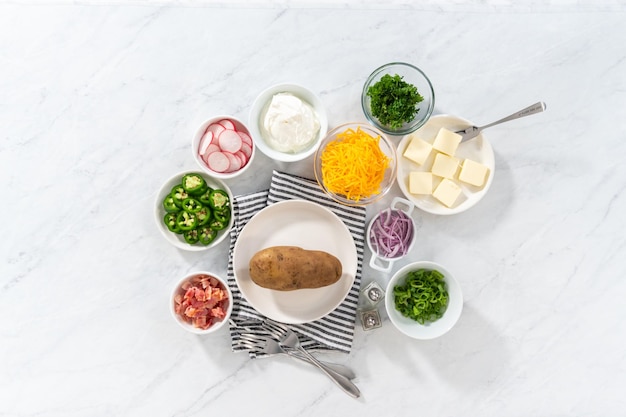 Pressure Cooker Baked Potatoes