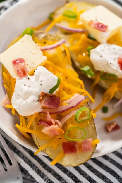 Pressure cooker baked potatoes