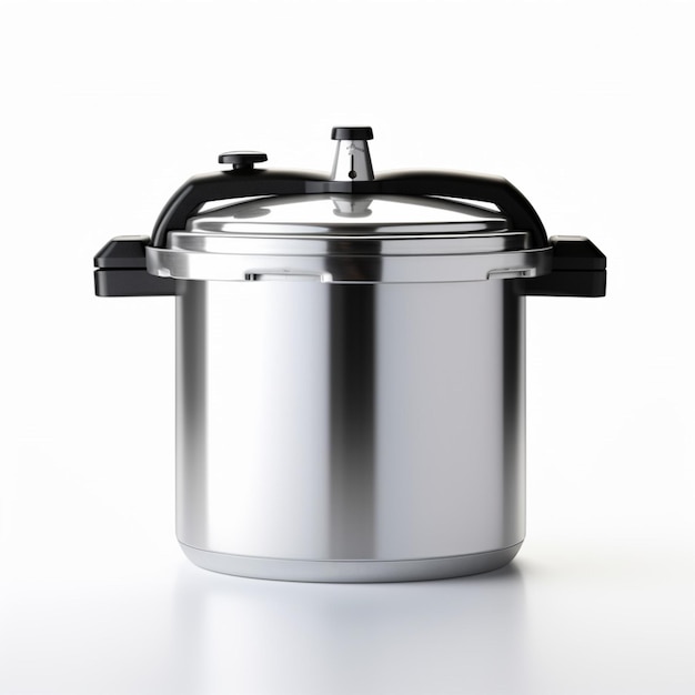 Pressure cooker with white background high quality