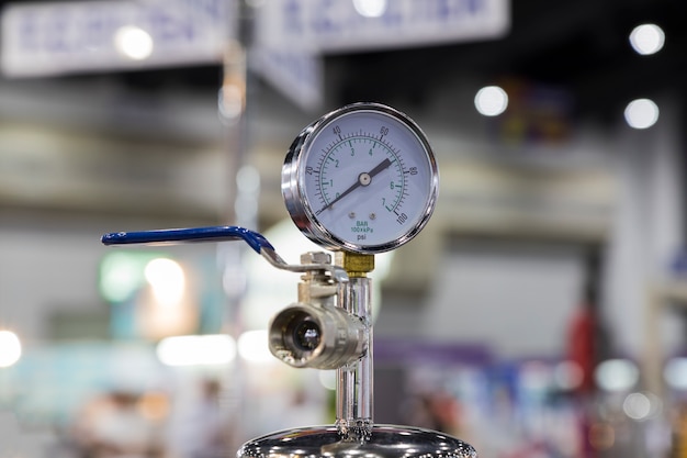 Pressure Gauge in an equipment 