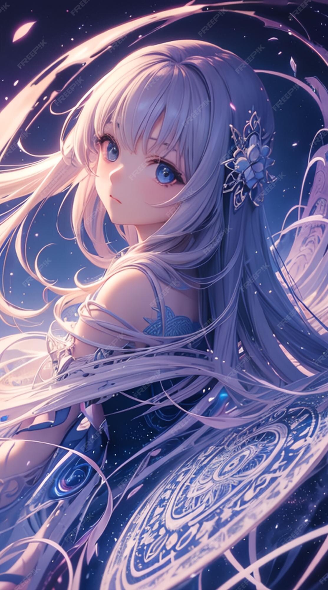 Premium AI Image | Pretty anime girl beautiful and aesthetic style for
