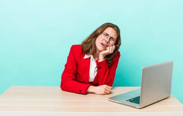 pretty business company employee woman