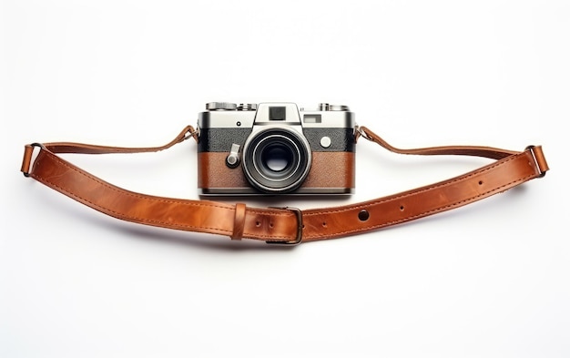 Pretty Camera Strap Isolated on White Background