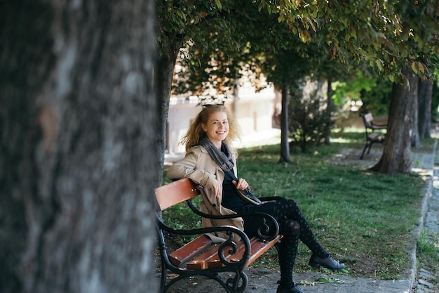 Pretty girl in the park