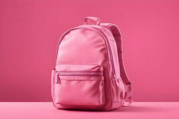 Pretty in pink stylish backpack