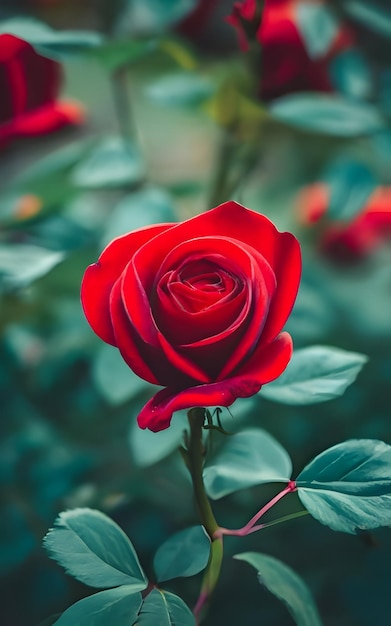 Pretty Red Rose Image for Wallpaper