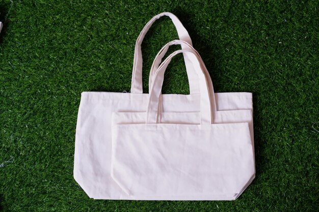 Foto bella shopping bag come sfondo