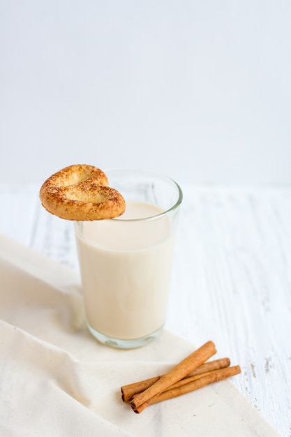 Pretzel with cinnamon and sugar