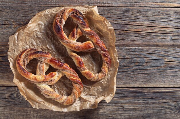 Pretzels with sugar