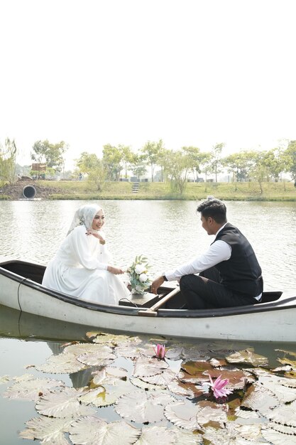 prewedding photos at the lake