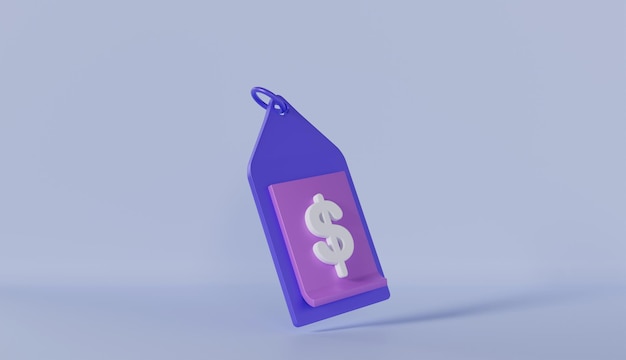 판매 프로모션 마케팅을 위한 품목의 가격표 라벨