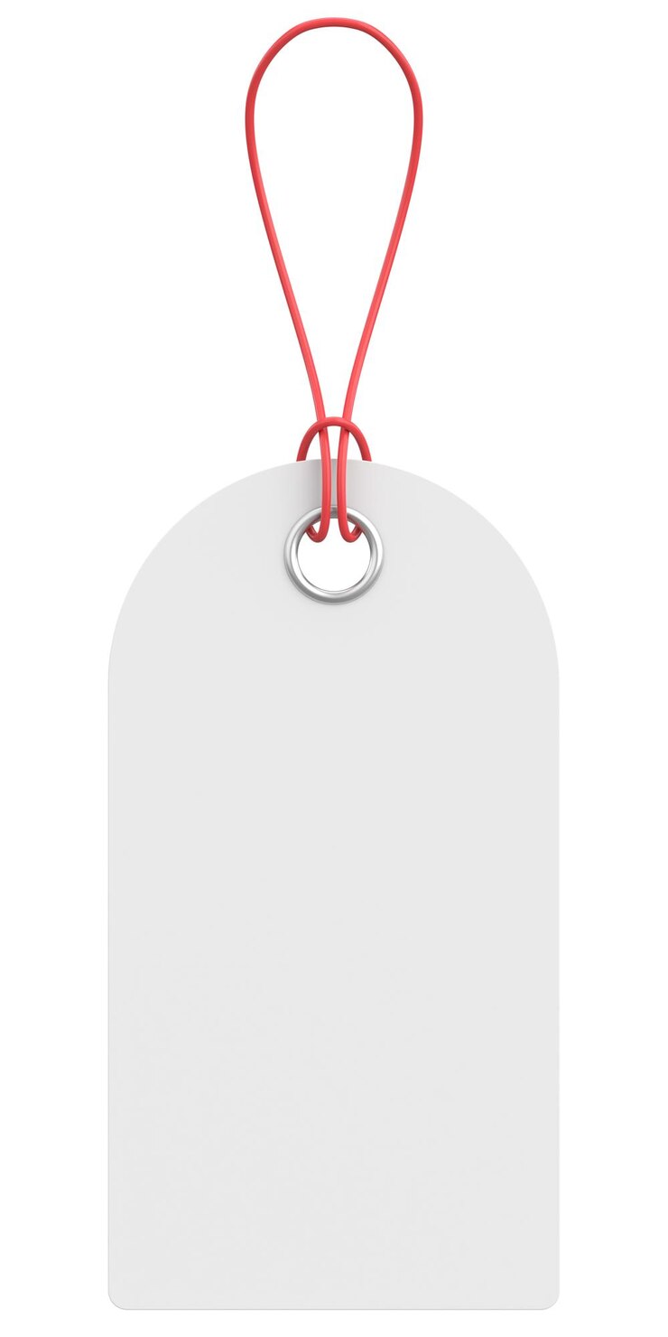 Photo price tag price label 3d illustration