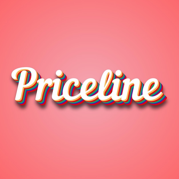 Priceline Text Effect Photo Image Cool