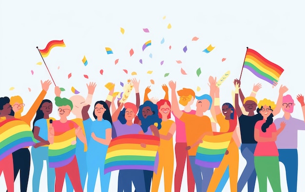 Pride day people Generatieve AI