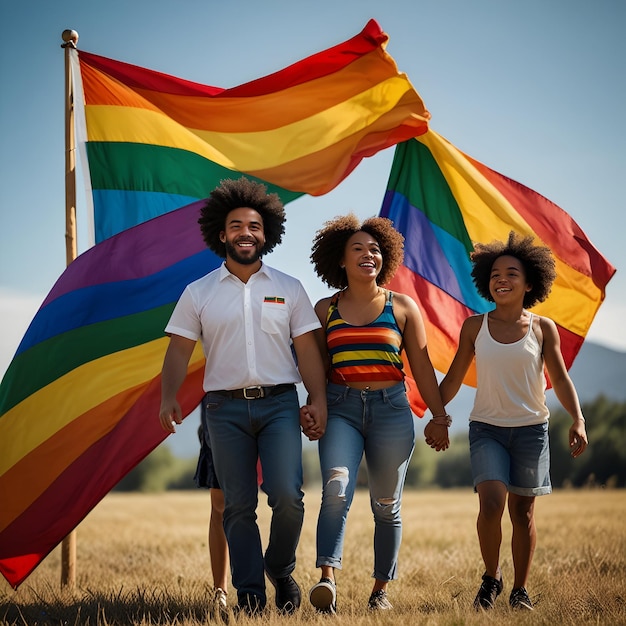 Photo pride flag