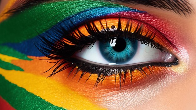 Pride makeup attractive engaging hd wallpaper background photo