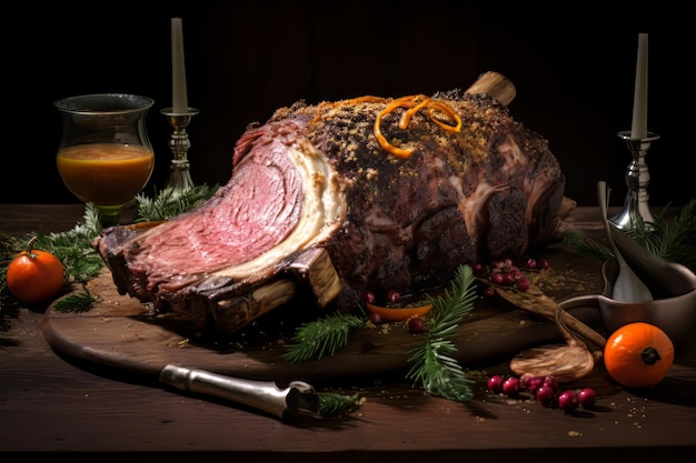 Prime Rib Roast Met Habanero Crema Kerst